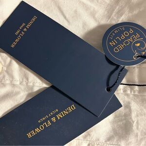 Denim and Flowers men’s large short sleeve white dress shirt